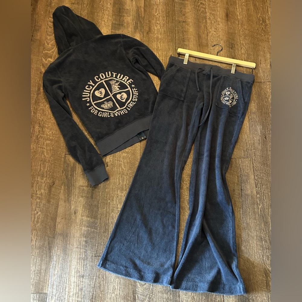 Y2K Juicy Couture Blue Tracksuit Small